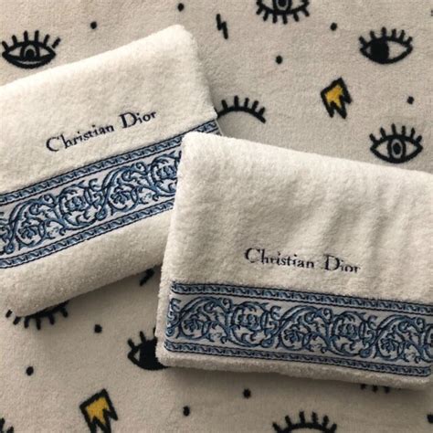 dior towel bag|Bath Linen .